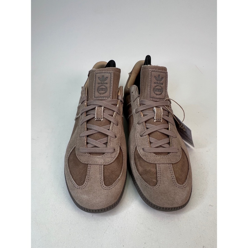 Adidas BW Army Sneakers Brown Leather Canvas Casual Shoes JR3724 Women's‎ Size 8 - Picture 4 of 8
